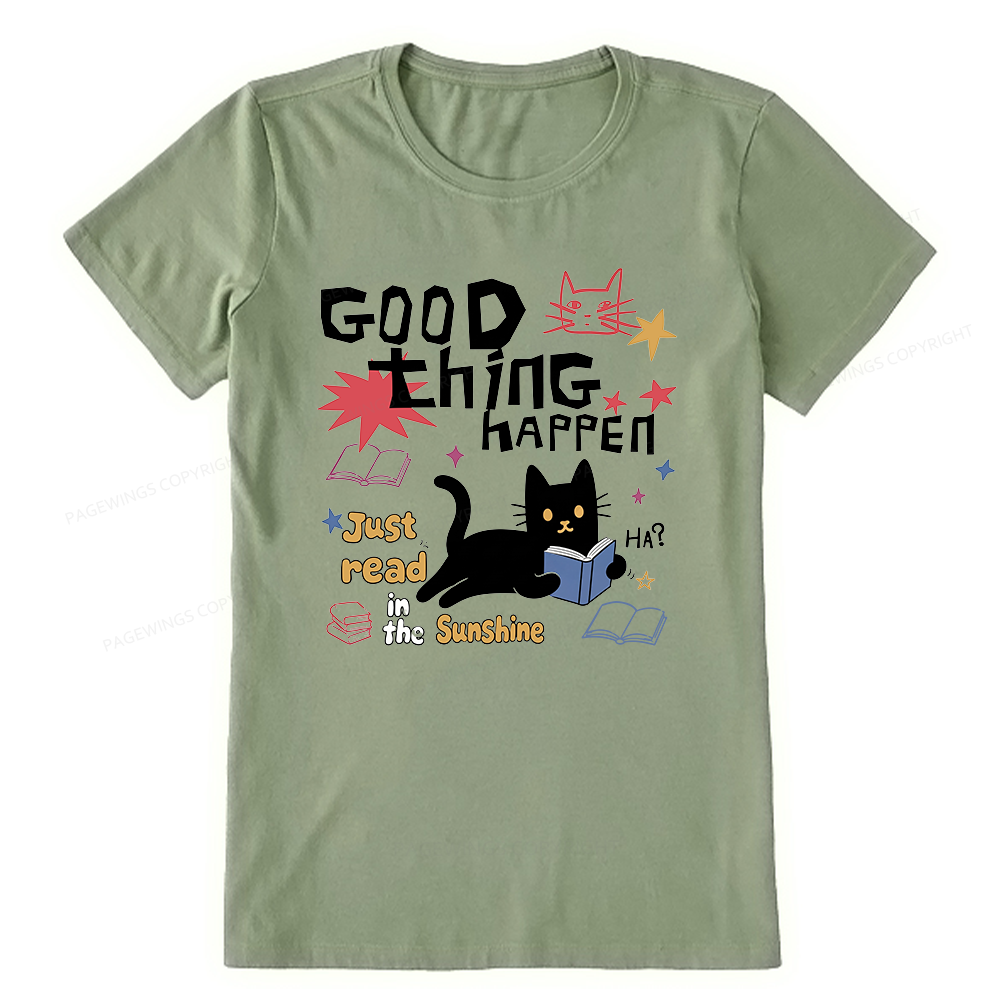 Pagewing Good Thing Happen Weird16286 Bookish Unisex Classic T-shirt