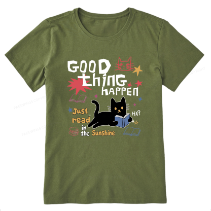 Pagewing Good Thing Happen Weird16286 Bookish Unisex Classic T-shirt