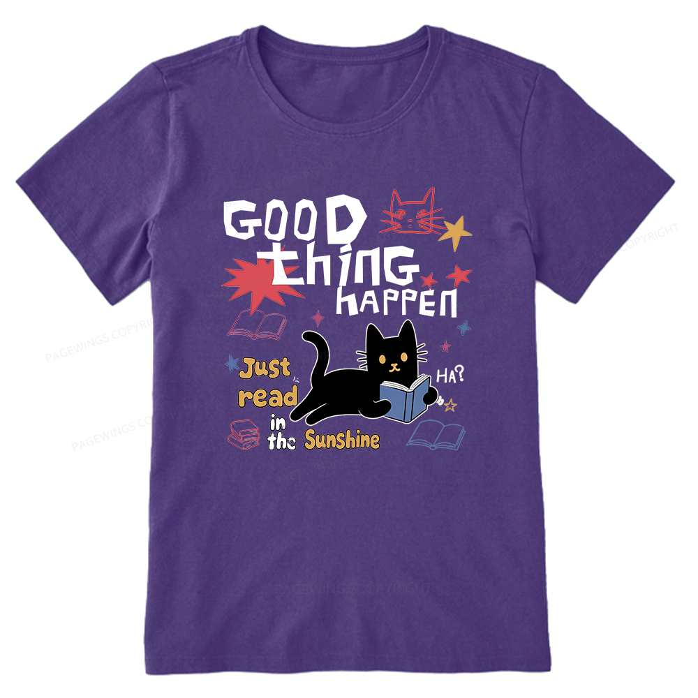 Pagewing Good Thing Happen Weird16286 Bookish Unisex Classic T-shirt