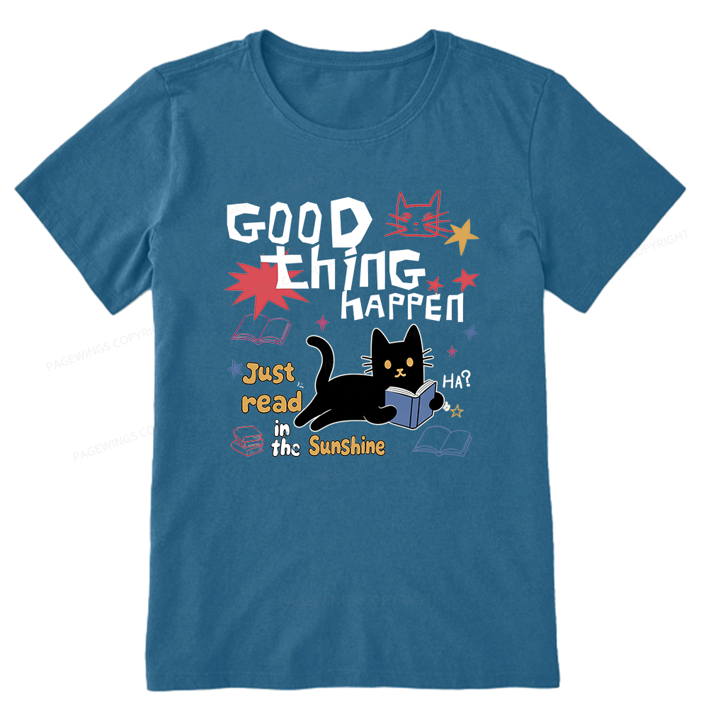 Pagewing Good Thing Happen Weird16286 Bookish Unisex Classic T-shirt