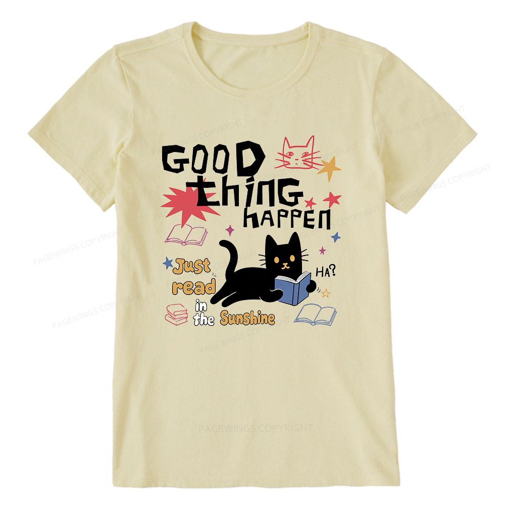 Pagewing Good Thing Happen Weird16286 Bookish Unisex Classic T-shirt