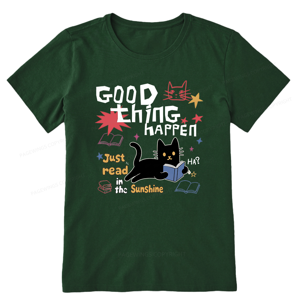 Pagewing Good Thing Happen Weird16286 Bookish Unisex Classic T-shirt