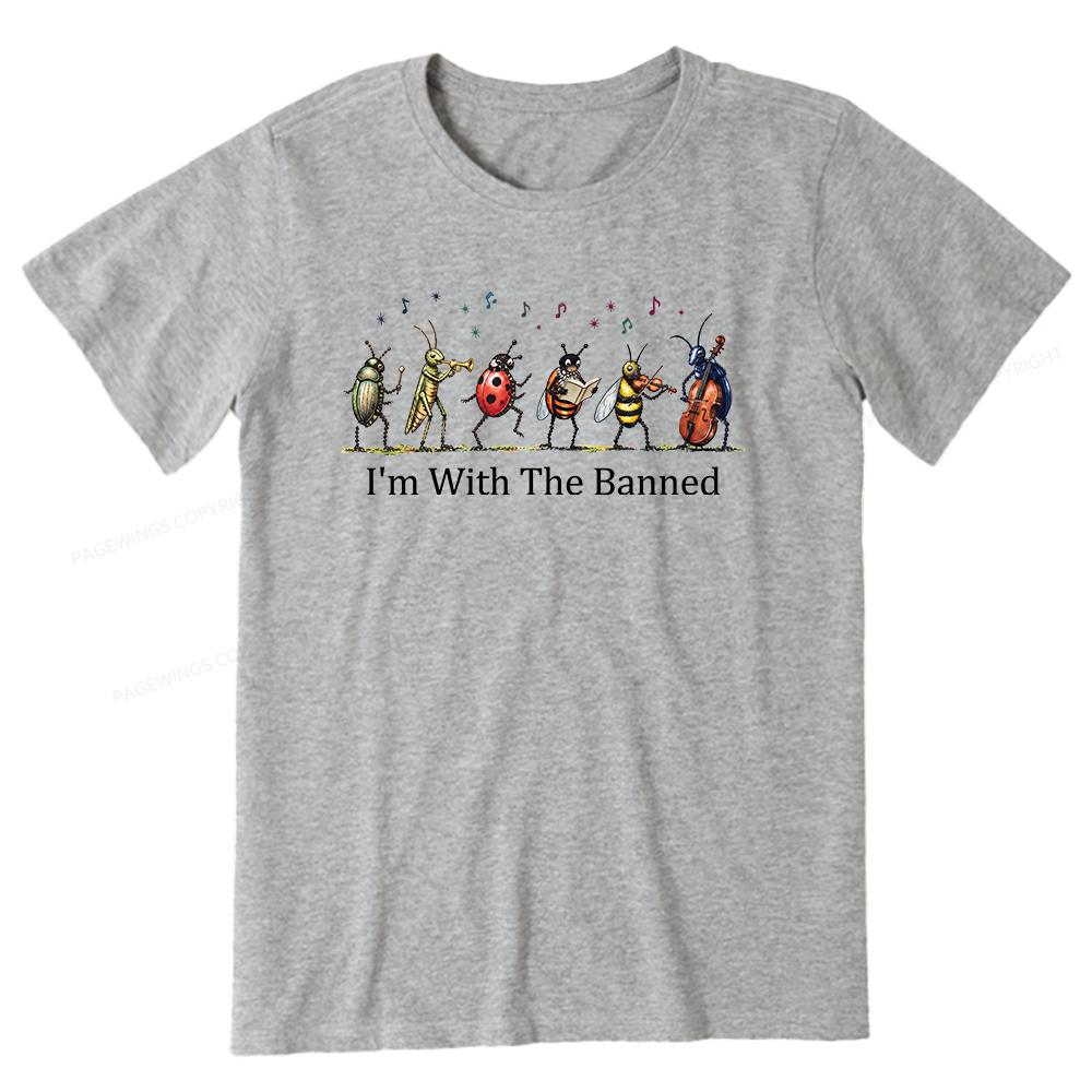 Pagewing I'm With The Banned16306 Bookish Unisex Classic T-shirt