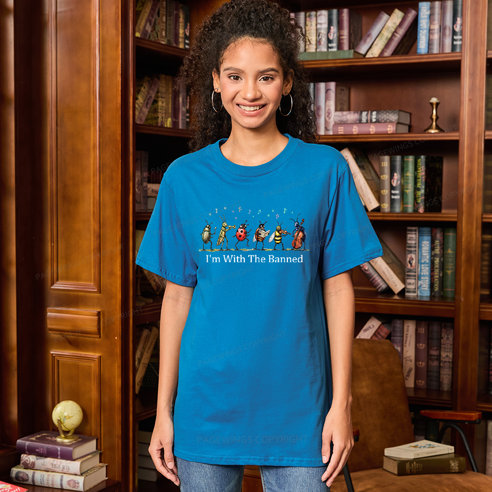 Pagewing I'm With The Banned16306 Bookish Unisex Classic T-shirt