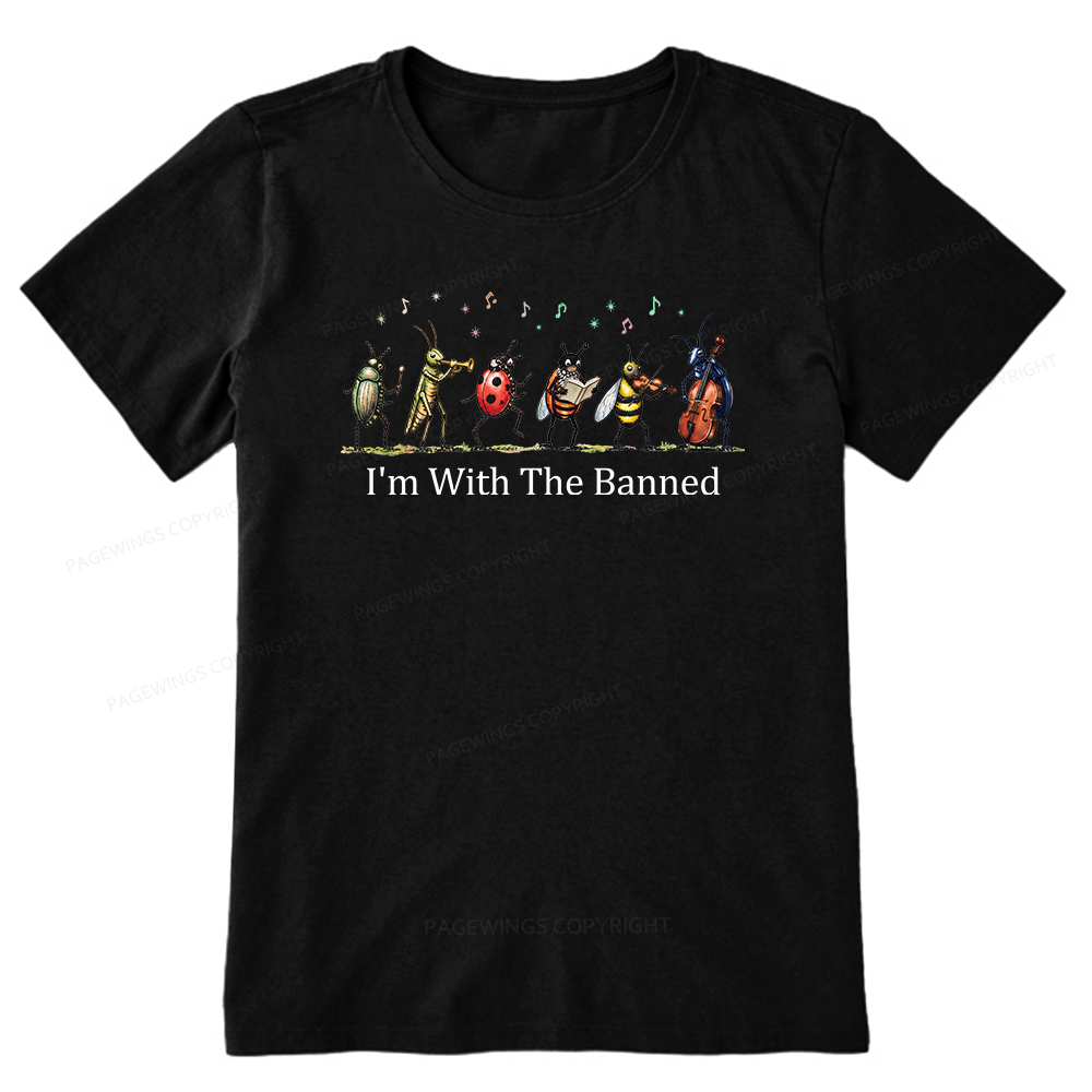 Pagewing I'm With The Banned16306 Bookish Unisex Classic T-shirt