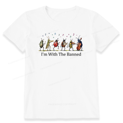 Pagewing I'm With The Banned16306 Bookish Unisex Classic T-shirt