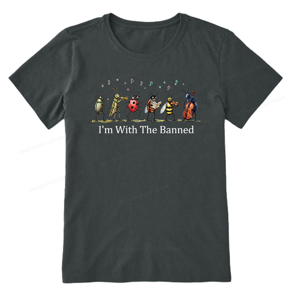 Pagewing I'm With The Banned16306 Bookish Unisex Classic T-shirt