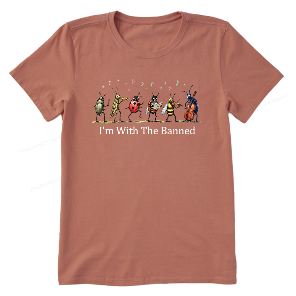 Pagewing I'm With The Banned16306 Bookish Unisex Classic T-shirt