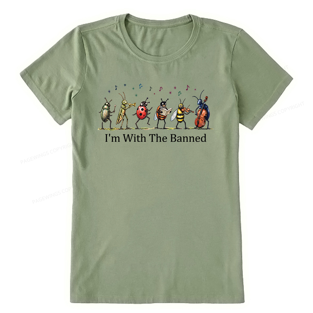 Pagewing I'm With The Banned16306 Bookish Unisex Classic T-shirt