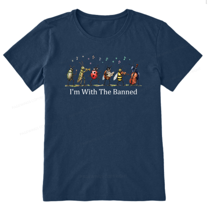 Pagewing I'm With The Banned16306 Bookish Unisex Classic T-shirt