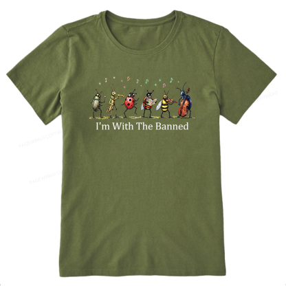 Pagewing I'm With The Banned16306 Bookish Unisex Classic T-shirt