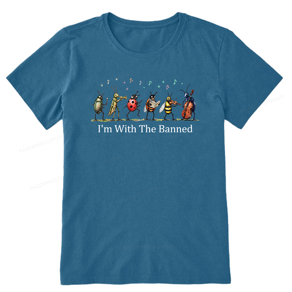 Pagewing I'm With The Banned16306 Bookish Unisex Classic T-shirt