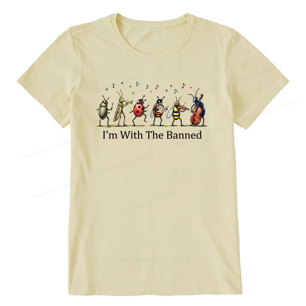 Pagewing I'm With The Banned16306 Bookish Unisex Classic T-shirt