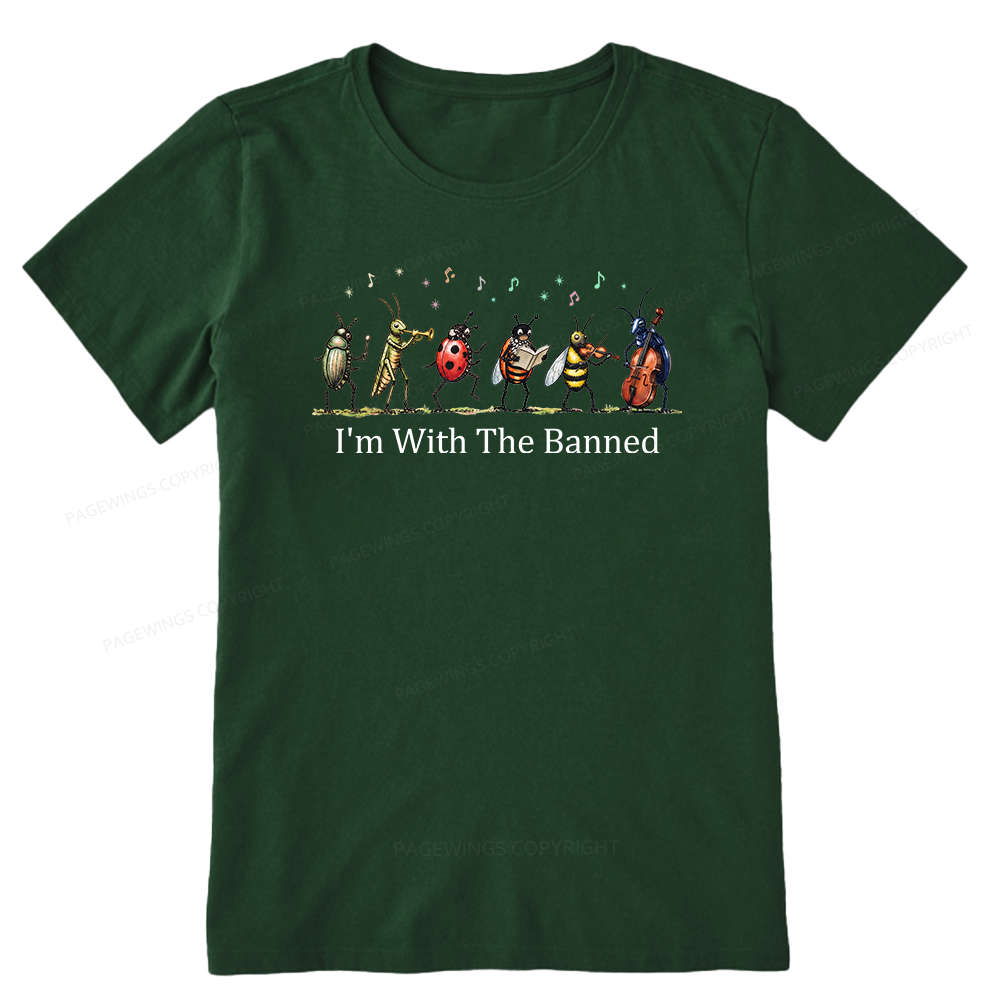 Pagewing I'm With The Banned16306 Bookish Unisex Classic T-shirt