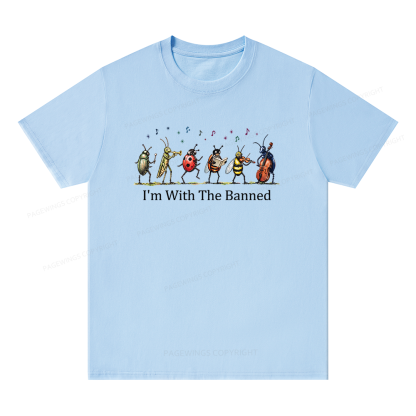 Pagewing I'm With The Banned16306 Bookish Unisex Classic T-shirt