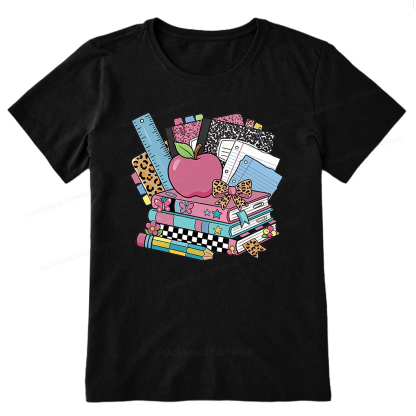 Pagewing Retro School16219 Bookish Unisex Classic T-shirt