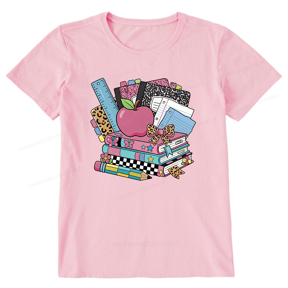 Pagewing Retro School16219 Bookish Unisex Classic T-shirt