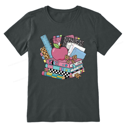Pagewing Retro School16219 Bookish Unisex Classic T-shirt