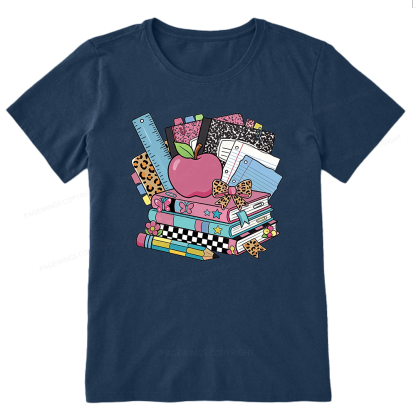 Pagewing Retro School16219 Bookish Unisex Classic T-shirt