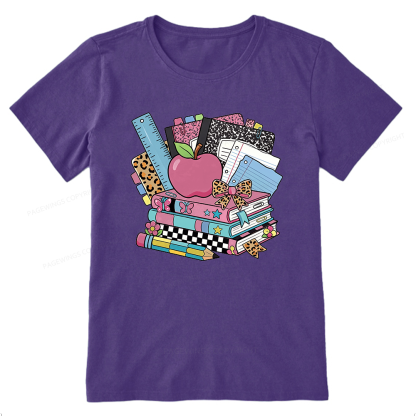 Pagewing Retro School16219 Bookish Unisex Classic T-shirt