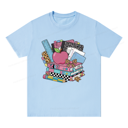 Pagewing Retro School16219 Bookish Unisex Classic T-shirt