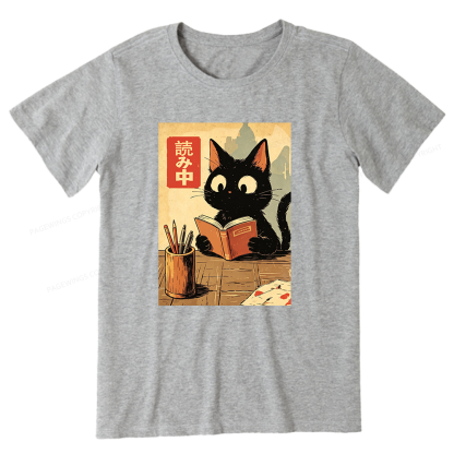 Pagewing Cats Reading16152 Bookish Unisex Classic T-shirt