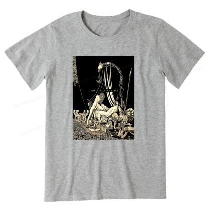 Pagewing Girls Will Be Girls16153 Bookish Unisex Classic T-shirt