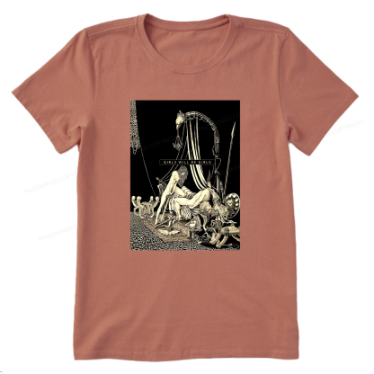 Pagewing Girls Will Be Girls16153 Bookish Unisex Classic T-shirt
