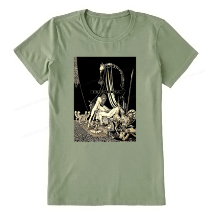 Pagewing Girls Will Be Girls16153 Bookish Unisex Classic T-shirt