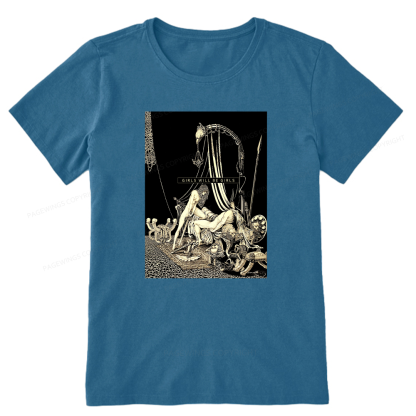Pagewing Girls Will Be Girls16153 Bookish Unisex Classic T-shirt