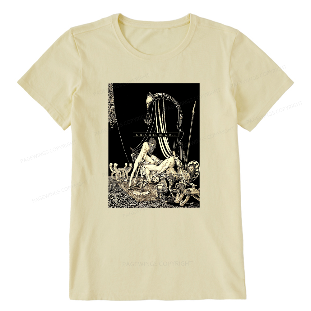 Pagewing Girls Will Be Girls16153 Bookish Unisex Classic T-shirt
