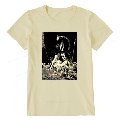 Pagewing Girls Will Be Girls16153 Bookish Unisex Classic T-shirt