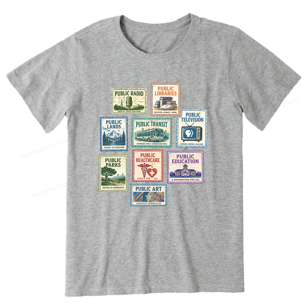 Pagewing Public Libraries16186 Bookish Unisex Classic T-shirt