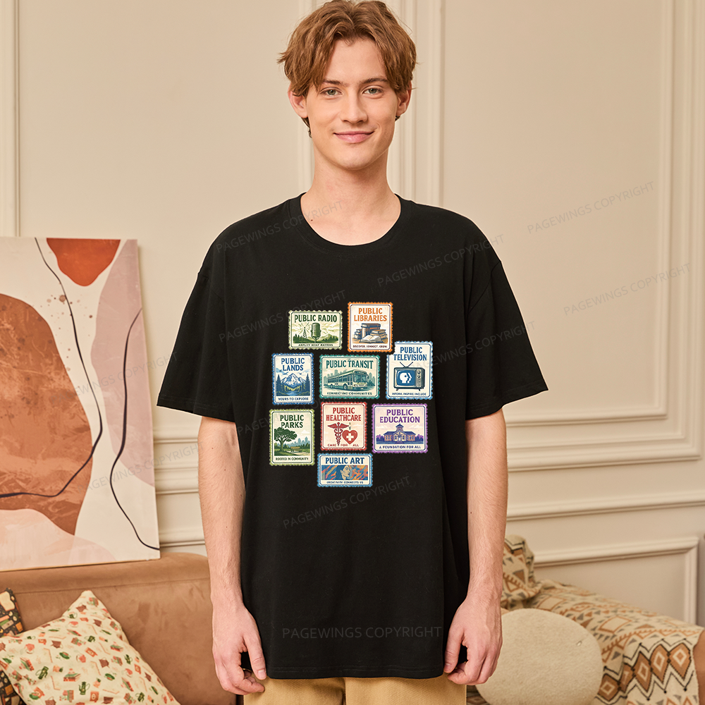 Pagewing Public Libraries16186 Bookish Unisex Classic T-shirt