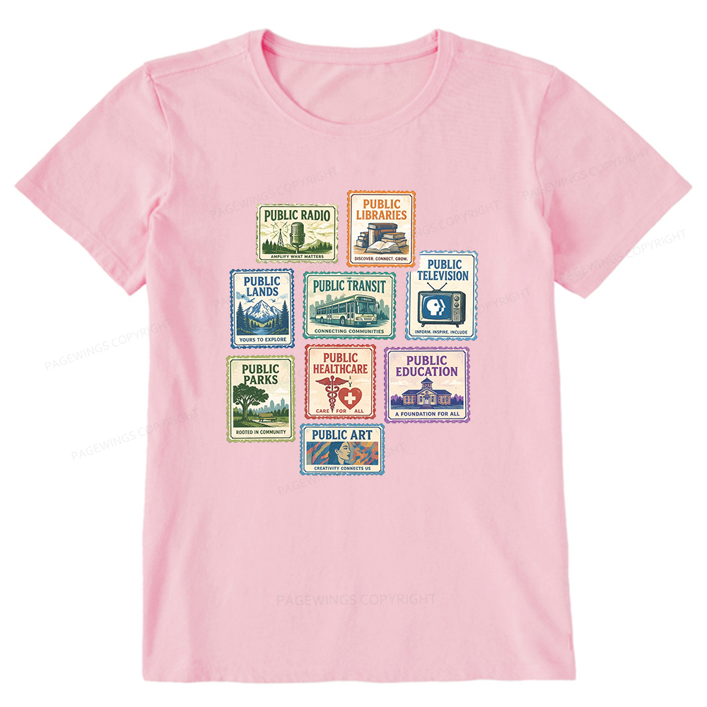 Pagewing Public Libraries16186 Bookish Unisex Classic T-shirt