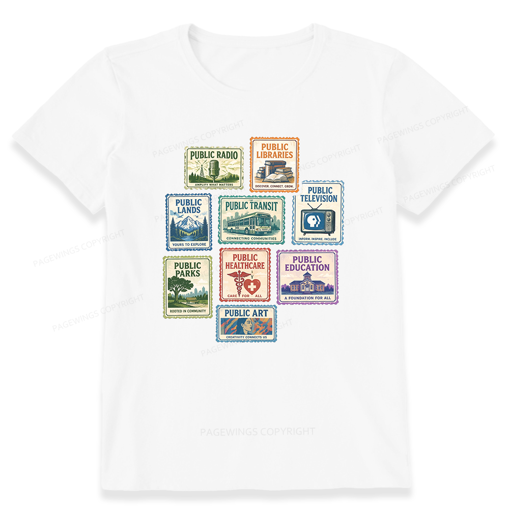 Pagewing Public Libraries16186 Bookish Unisex Classic T-shirt