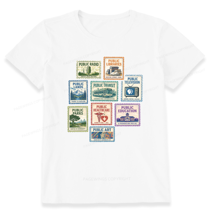 Pagewing Public Libraries16186 Bookish Unisex Classic T-shirt