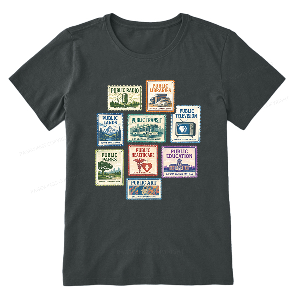 Pagewing Public Libraries16186 Bookish Unisex Classic T-shirt