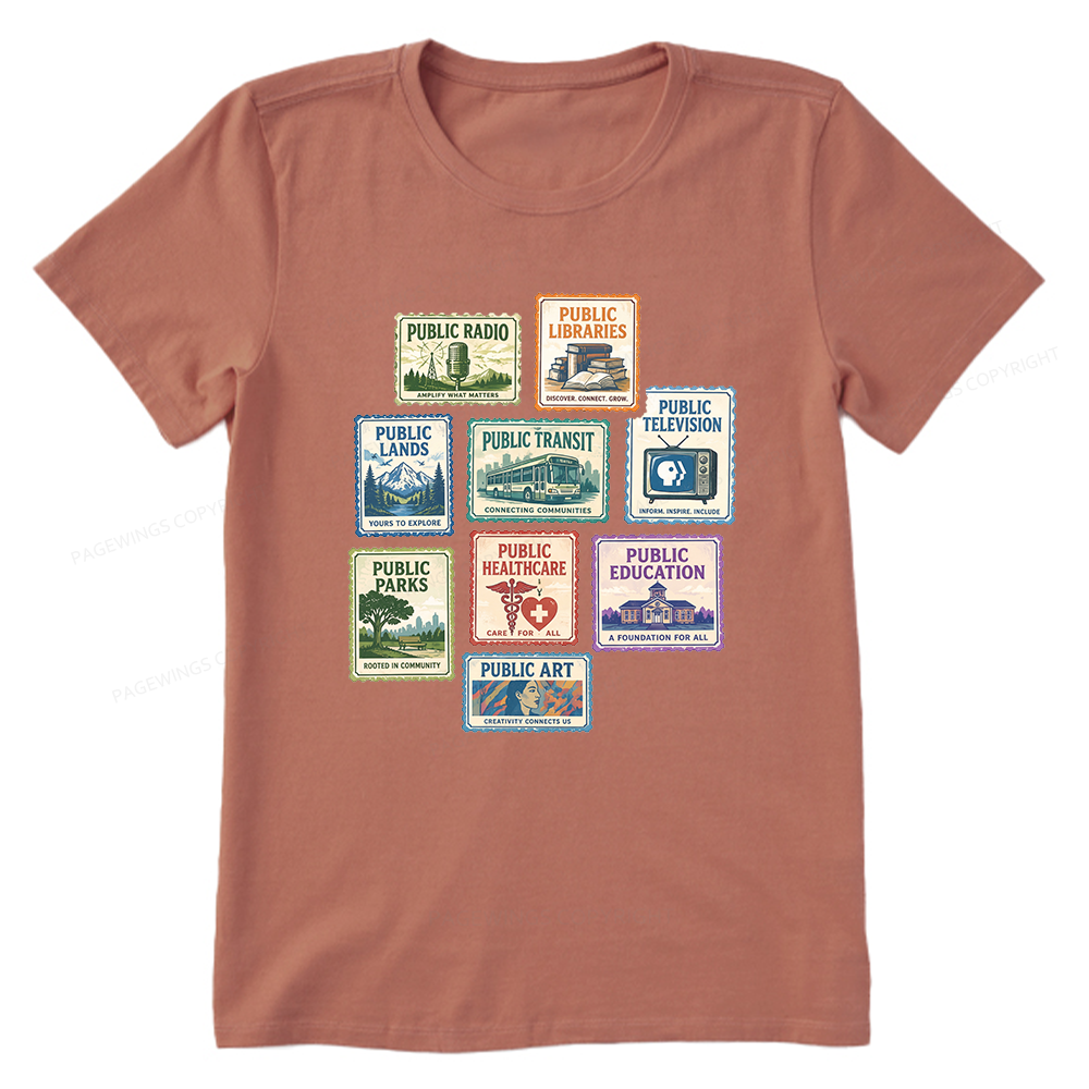 Pagewing Public Libraries16186 Bookish Unisex Classic T-shirt