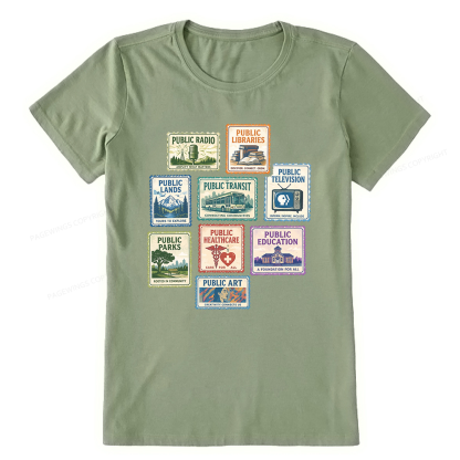 Pagewing Public Libraries16186 Bookish Unisex Classic T-shirt