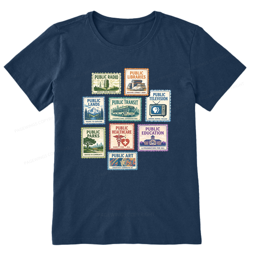 Pagewing Public Libraries16186 Bookish Unisex Classic T-shirt