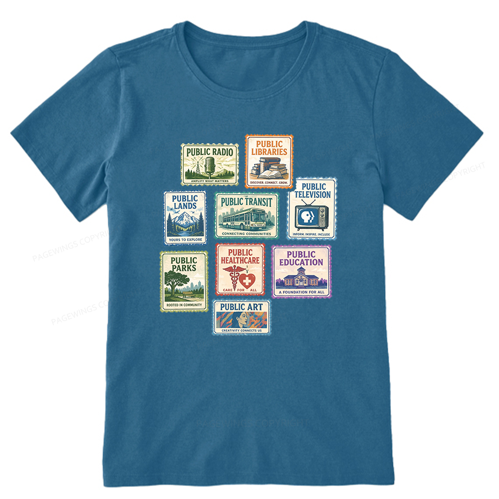 Pagewing Public Libraries16186 Bookish Unisex Classic T-shirt