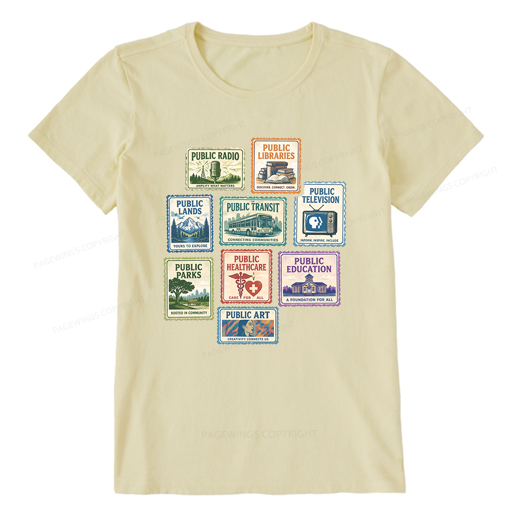 Pagewing Public Libraries16186 Bookish Unisex Classic T-shirt