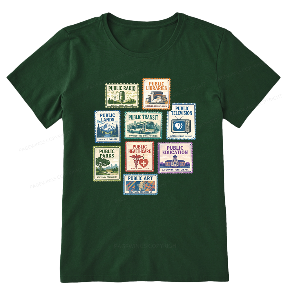 Pagewing Public Libraries16186 Bookish Unisex Classic T-shirt