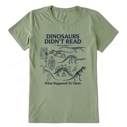 Pagewings Dinosaurs Didn’t Read16236 Bookish Unisex Classic T-shirt