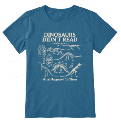 Pagewings Dinosaurs Didn’t Read16236 Bookish Unisex Classic T-shirt