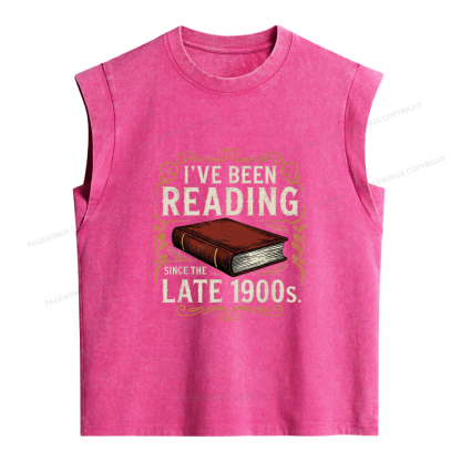 Pagewings I've Been Reading Women's Washed Tank Top