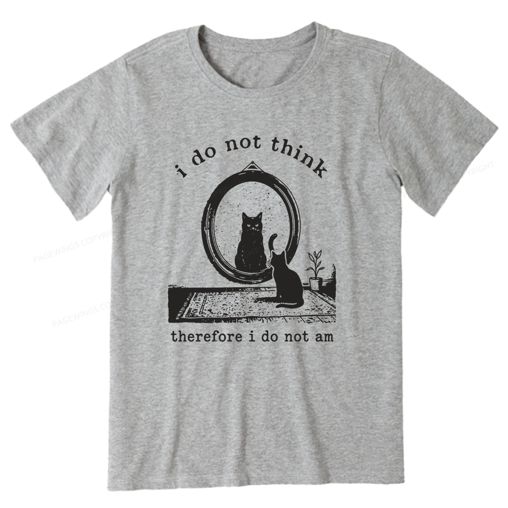 Pagewings I Do Not Think Therefore16263 Bookish Unisex Classic T-shirt