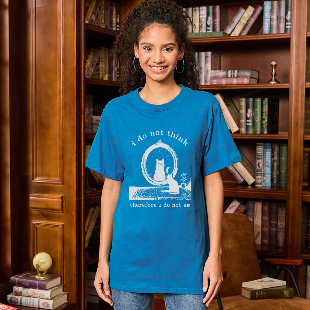 Pagewings I Do Not Think Therefore16263 Bookish Unisex Classic T-shirt
