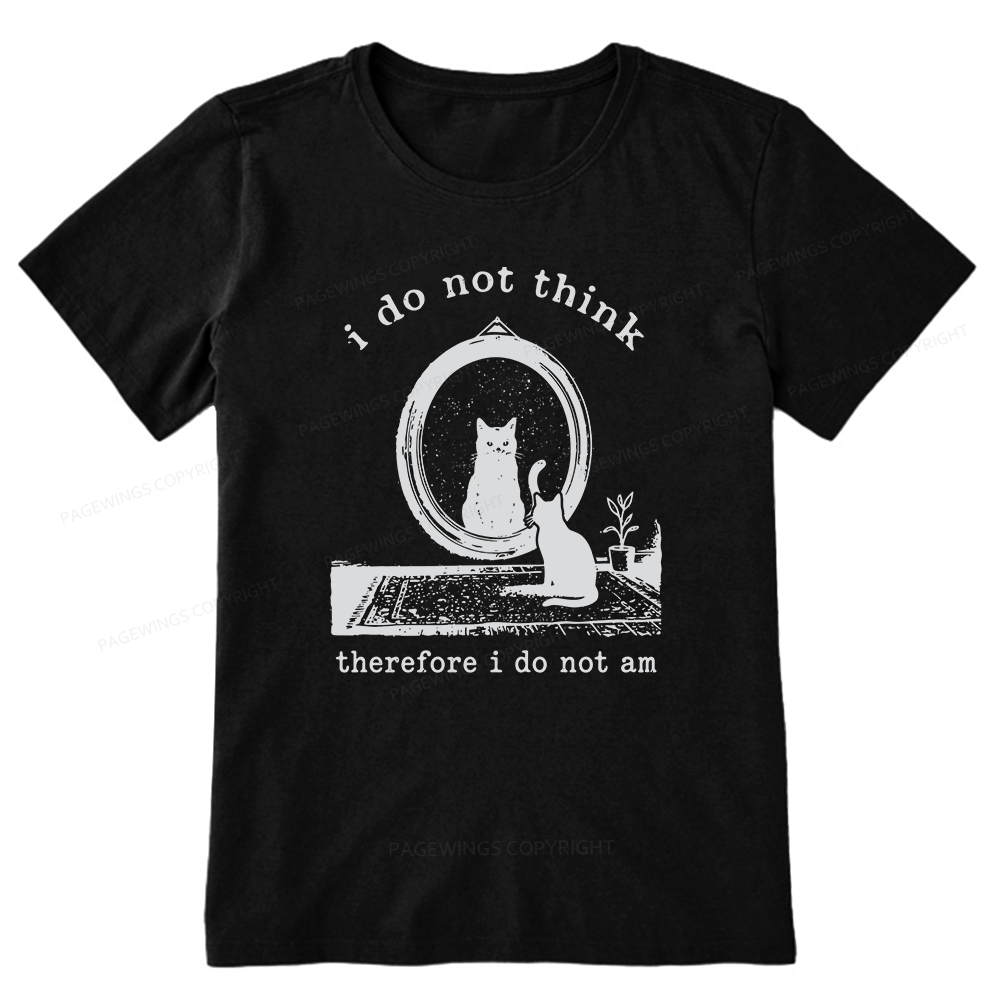 Pagewings I Do Not Think Therefore16263 Bookish Unisex Classic T-shirt